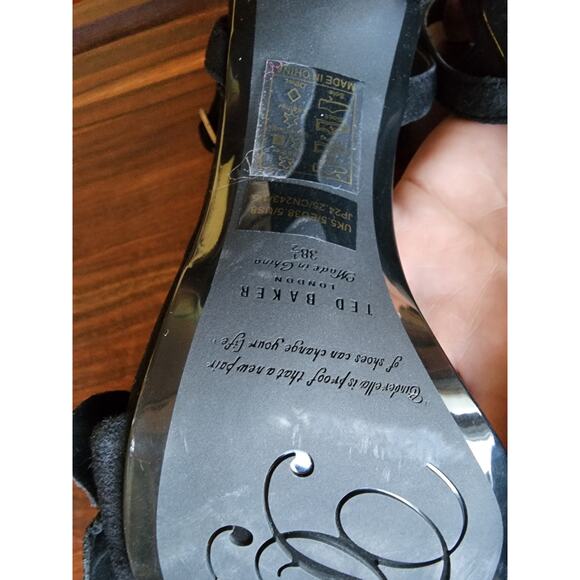 Ted Baker 
Floxen Suede Block Heel Sandal - Picture 5 of 7